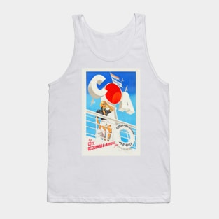 COA Marseille France Vintage Poster Tank Top